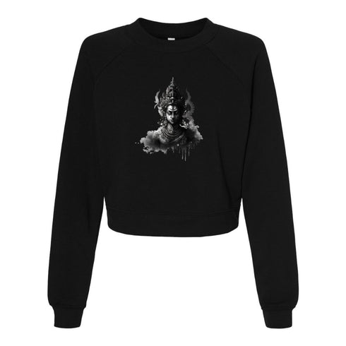 BELLA CANVAS WOMEN'S CROPPED FLEECE PULLOVER 7505